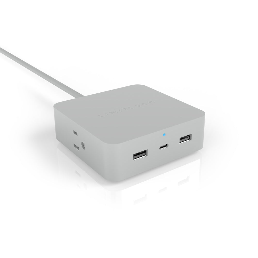 PowerPro 5-Device Charger with USB, Type-C, and AC