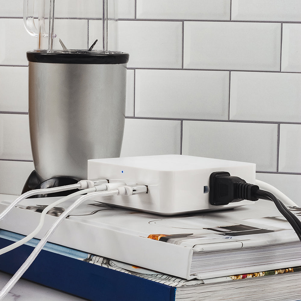 PowerPro 5-Device Charger with USB, Type-C, and AC